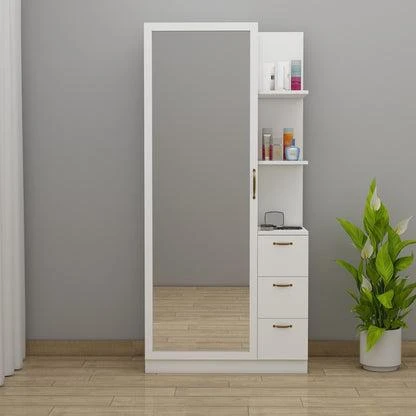 Baltoro Engineered Wood Dressing Table in White Finish