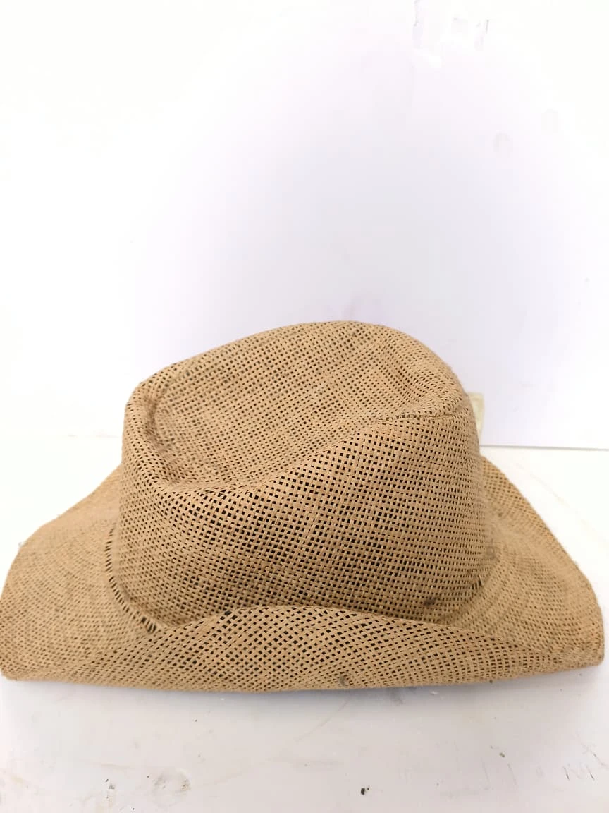 Rustic Woven Straw Cowboy Sun Hat for Outdoor & Costumes
