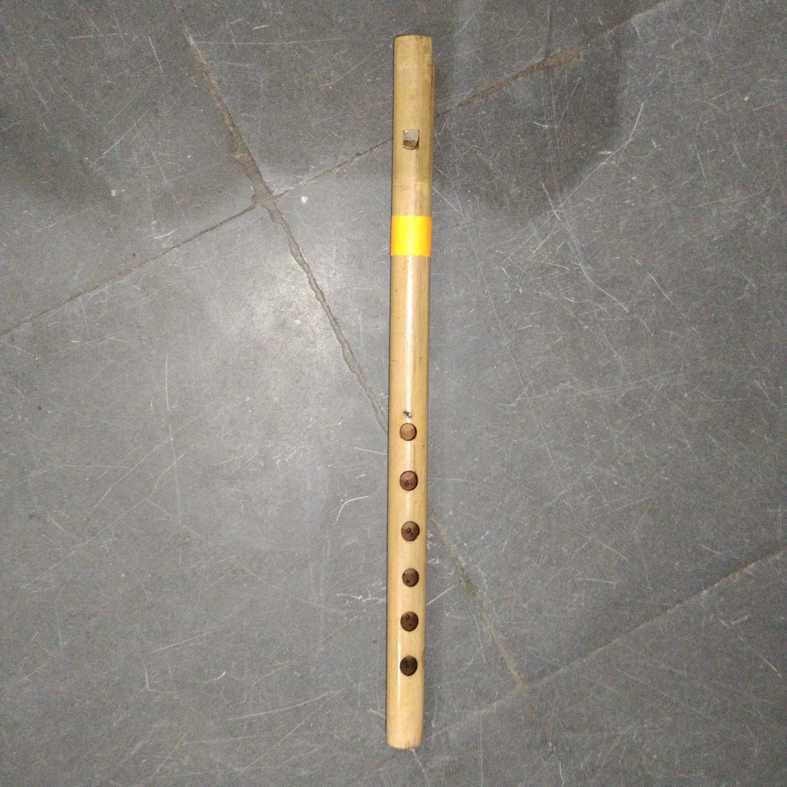 Traditional Wooden Bamboo Flute Musical Instrument