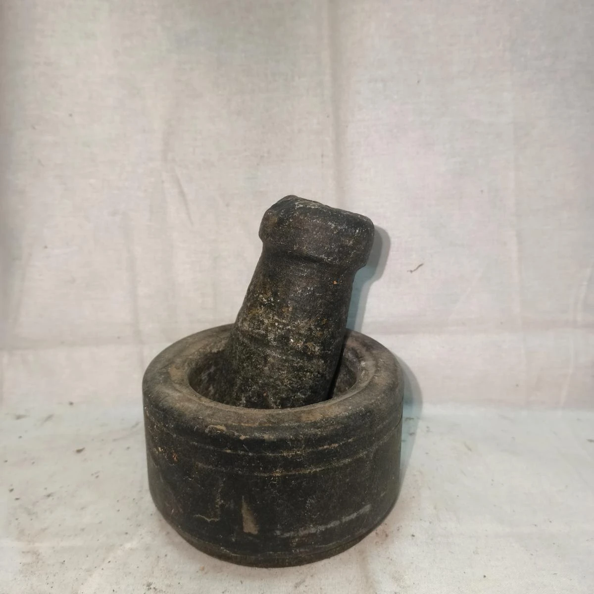 Traditional Stone Mortar and Pestle Set