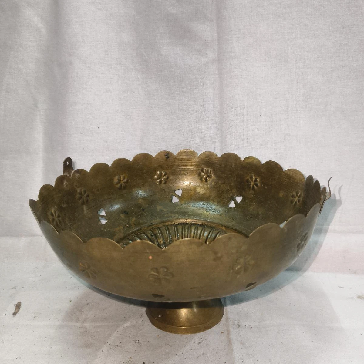Vintage Brass Decorative Pot